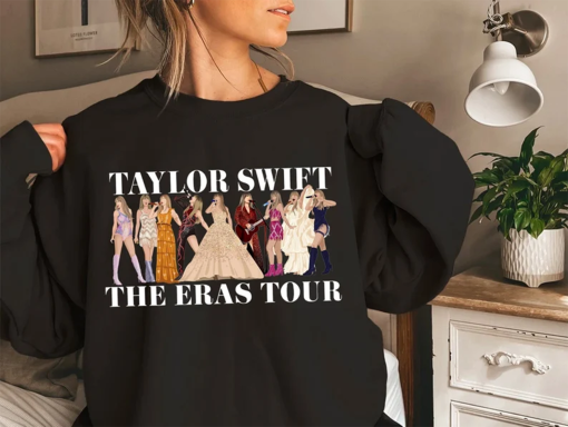 Embrace the Eras: Taylor Swiftie Tour Sweatshirt Collection, Swiftie Style Evolution, Exclusive Eras Tour Sweatshirts