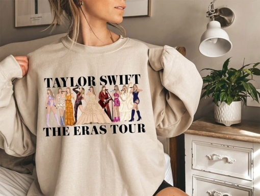 Embrace the Eras: Taylor Swiftie Tour Sweatshirt Collection, Swiftie Style Evolution, Exclusive Eras Tour Sweatshirts