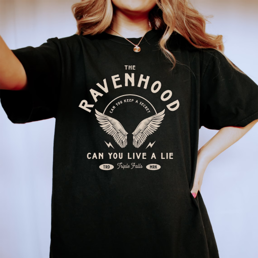 The Ravenhood, Comfort Colors T-Shirt, Ravenhood Book Shirt, Triple Falls, Raven Hood, Booktok, Book Series Shirt