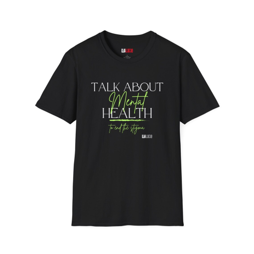 Talk About Mental Health Unisex Softstyle T-Shirt – Live4Lane Foundation