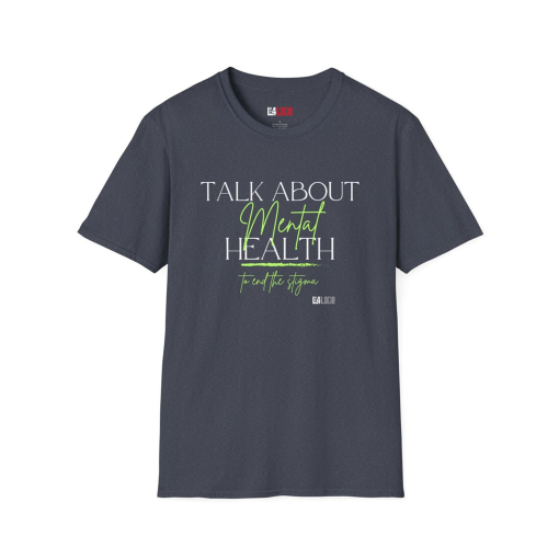 Talk About Mental Health Unisex Softstyle T-Shirt – Live4Lane Foundation