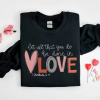 Hearts Sweatshirt, Cute Heart Shirt, Funny Lovers T shirt, Love Valentines Day Tshirt, Trendy Valentines Day Shirts, Loved Ones Gifts,PC6374