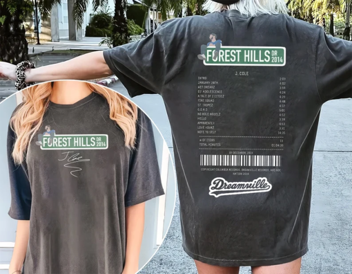 Vintage 90s J.Cole Forest Hills Drive 2014 Album Shirt, Rapper J.Cole Vintage Rap Music Shirt, J.Cole Hip Hop Rap Tee Shirt, Gift for Fans