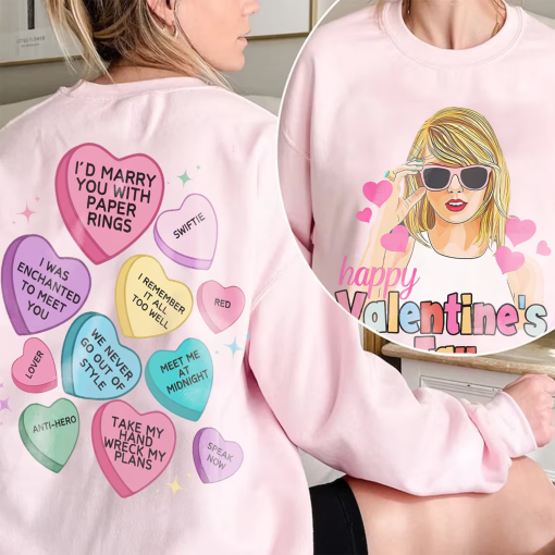 Valentines Taylor Conversation Hearts PNG, Valentines Groovy taylor Png, Valentines png, Valentines Taylor full album png