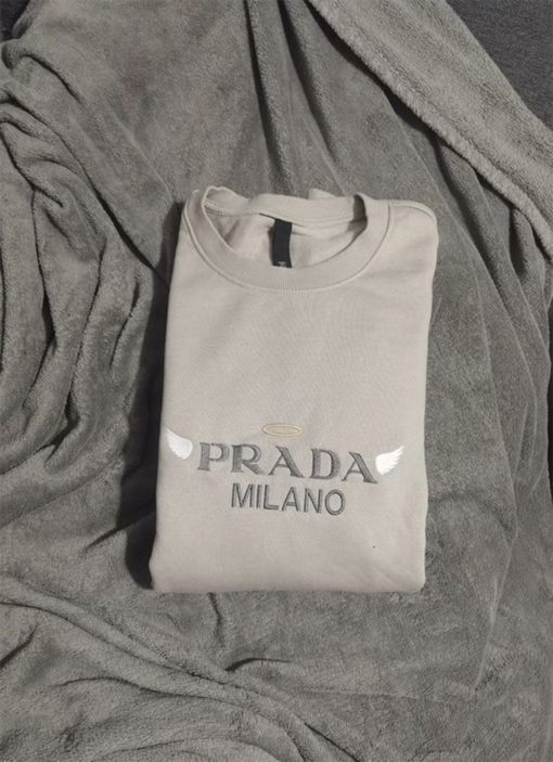 P.R.A.D.A Embroidered sweatshirt and Hoodie