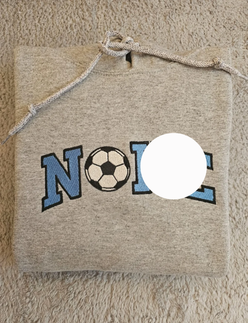 Embroidered Soccer Mom Sweatshirt, Game Day Soccer Hoodie, Girls Soccer, Soccer Mom, Soccer Gift Ideas, Comfort Colors Sweatshirt