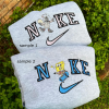 Mi.ke Su.lly B.oo Crewneck Hoodie Mon.sters Inc, Mons.ters University, Embroidered Sweatshirt, Mon.sters inc Sweatshirt Hoodie Couples Gift