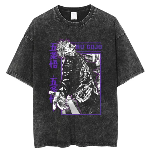 Jujutsu Kaisen- Gojo Satoru Vintage Washed T-Shirt