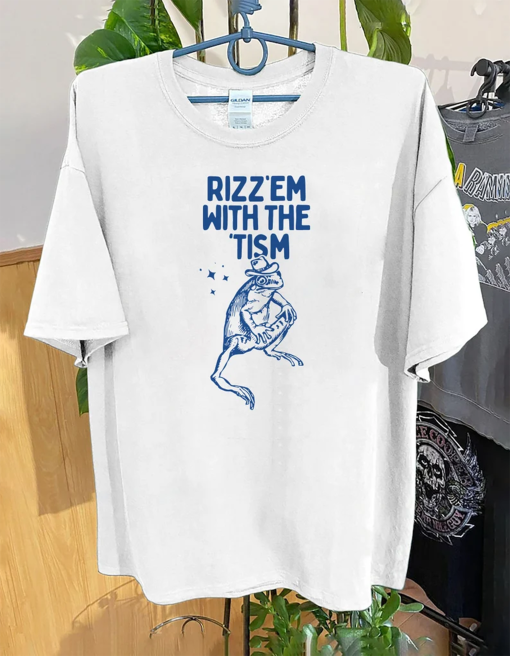 Rizz Em with The Tism Unisex Heavy Cotton Tee