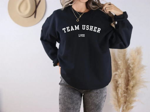 Halftime Show Sweater, Halftime Show Crewneck, Usher Crewneck. Super Bowl Sweater, Super Bowl Funny Sweatshirt, Football wife sweater