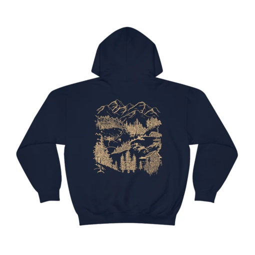 Nature Hoodie | Forestcore Aesthetic | Nature Shirt | Cottagecore Clothing | Y2K hoodie | Camping Sweater Hooded Sweater | National Parks |