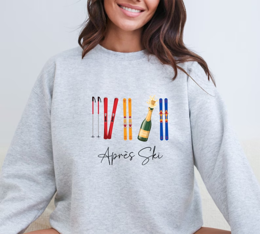 Après Ski Sweatshirt, Winter Sports Sweater, Ski Weekend Trip, Girls Weekend Sweatshirt, Aspen Sweater, Here for Apres, Skiing Trip