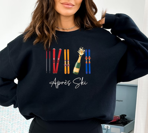 Après Ski Sweatshirt, Winter Sports Sweater, Ski Weekend Trip, Girls Weekend Sweatshirt, Aspen Sweater, Here for Apres, Skiing Trip