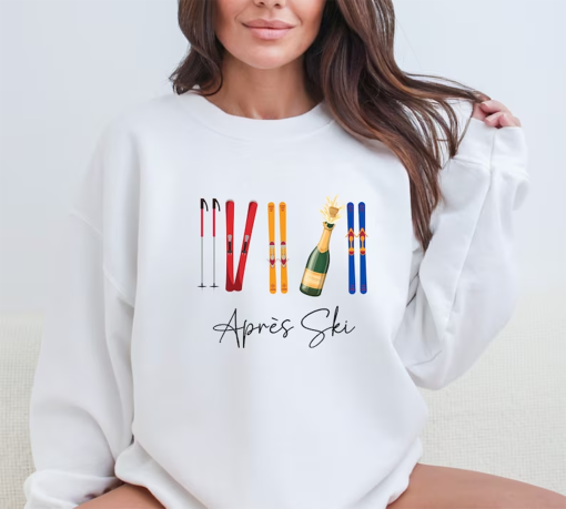 Après Ski Sweatshirt, Winter Sports Sweater, Ski Weekend Trip, Girls Weekend Sweatshirt, Aspen Sweater, Here for Apres, Skiing Trip