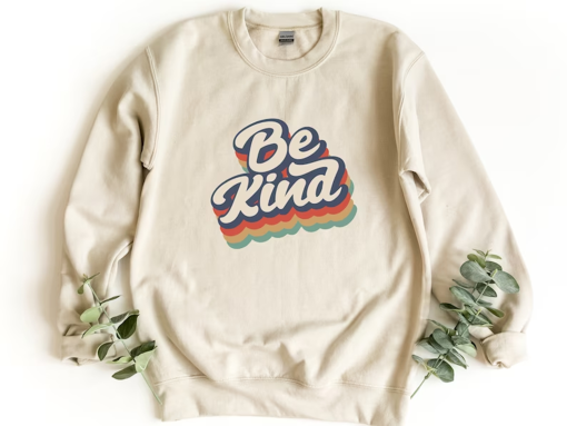 Be Kind Crewneck Sweatshirt, Be Kind Vintage Sweatshirt, Be Kind Pullover, Be Kind, Be A Kind Human Sweatshirt, Kindness Sweat