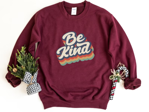 Be Kind Crewneck Sweatshirt, Be Kind Vintage Sweatshirt, Be Kind Pullover, Be Kind, Be A Kind Human Sweatshirt, Kindness Sweat