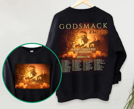 Vintage Godsmack Tour 2024 Shirt, Godsmack Tour Sweatshirt, Godsmack Viberz Tour Sweatshirt, Limited Edition Godsmack Tour 2024 Shirt