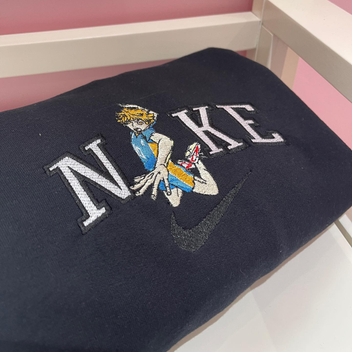 H.AIKYUU Inspired Embroidered Sweatshirt, Anime Gift For Fan