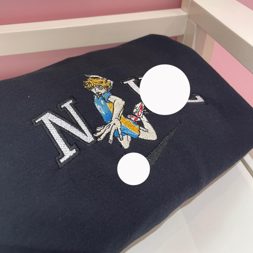 H.AIKYUU Inspired Embroidered Sweatshirt, Anime Gift For Fan