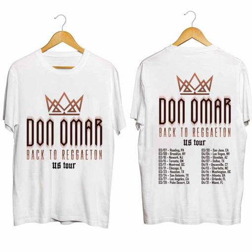 Don Omar 2024 Tour Shirt, Don Omar Band Fan Shirt, Don Omar 2024 Concert Shirt, Rapper Don Omar Shirt Gift