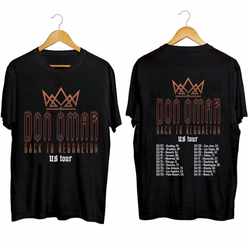 Don Omar 2024 Tour Shirt, Don Omar Band Fan Shirt, Don Omar 2024 Concert Shirt, Rapper Don Omar Shirt Gift