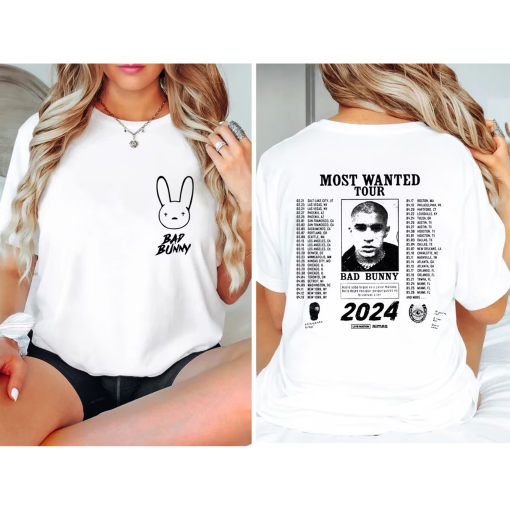 Bad Bunny Most Wanted Tour Shirt, Nadie Sabe lo que va pasar manana, Bad Bunny Concert Shirt, Bad Bunny Shirt, Bad Bunny Merch, Bad Bunny