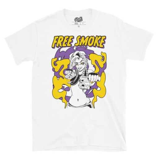 Free Smoke Lakers Short-Sleeve T-Shirt