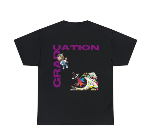 Unisex graduation kanye T-Shirt (backprint)