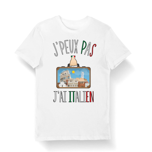 Italian | I can’t I have Italian | Bio Men’s Children’s T-shirt and Baby Body /Fun / Funny Student Collection