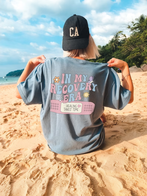 Mental Health Hoodie With Positive Affirmation Print On The Back