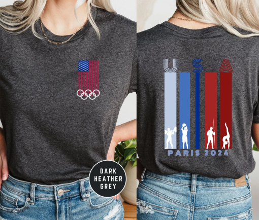 2024 Paris Olympics Shirt, USA Shirt, America Shirt, Valentine’s Day Shirt, Valentine’s Day Gift, Gifts for Him, Gifts for Her, USA Olympics