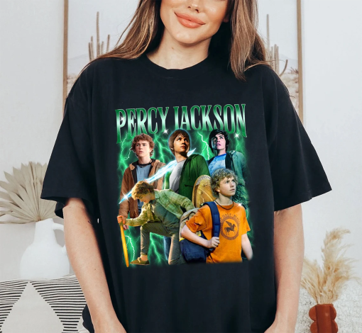 Bootleg Percy Jackson Shirt, Retro 90s Logan Lerman Shirt, Vintage Walker Scobell Shirt, Camp Half Blood Shirt, TV Series Shirt