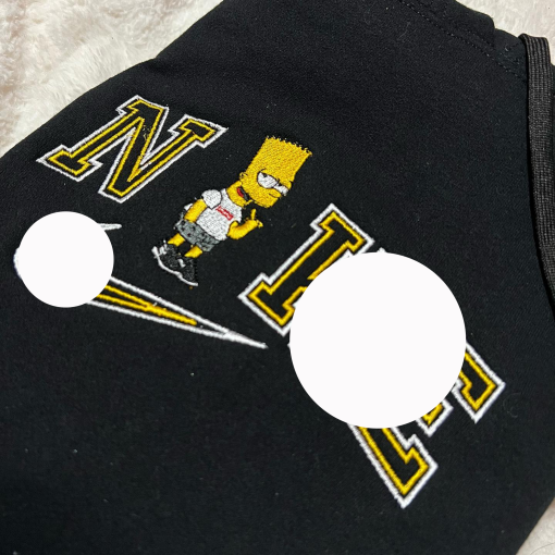 simpson embroidered sweatshirt