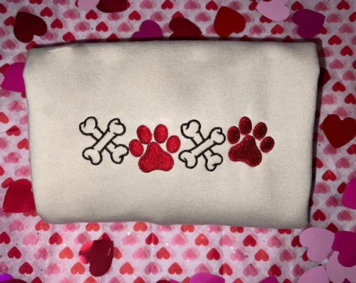 Puppy Love Embroidered Sweatshirt