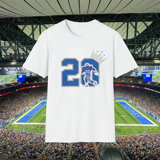 Detroit Lions Barry Sanders Unisex Softstyle T-Shirt