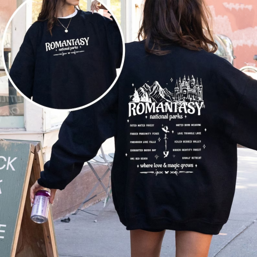 Romantasy Reader Sweatshirt, Fantasy Romance Reader Merch, Romance Reader, ACOTAR Fourth Wing Bookish Merch