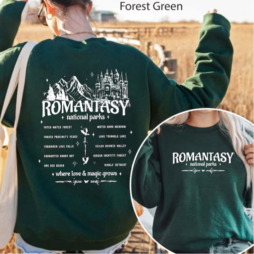 Romantasy Reader Sweatshirt, Fantasy Romance Reader Merch, Romance Reader, ACOTAR Fourth Wing Bookish Merch