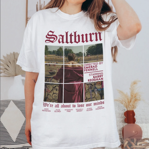 Saltburn Movie Shirt, Jacob Elordi Tshirt, Saltburn Merch Shirt, Directed by Emerald Fennell Unisex Heavy Cotton Tee