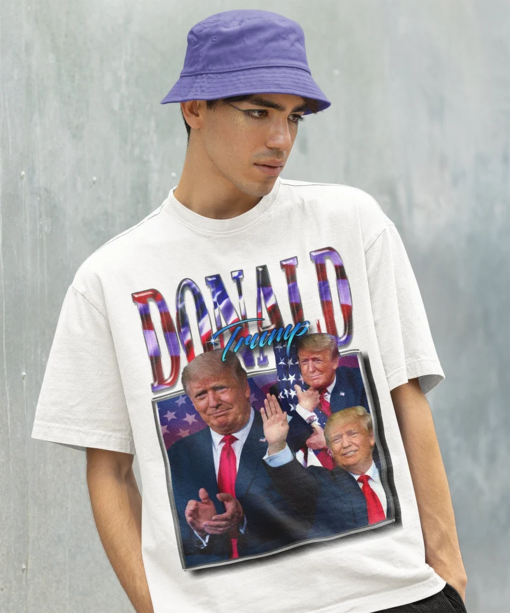 Retro Donald Trump Shirt -Donald Trump Homage Tshirt,Donald Trump Fan Tees,Donald Trump Retro 90s Sweater,Donald Trump Merch Gift