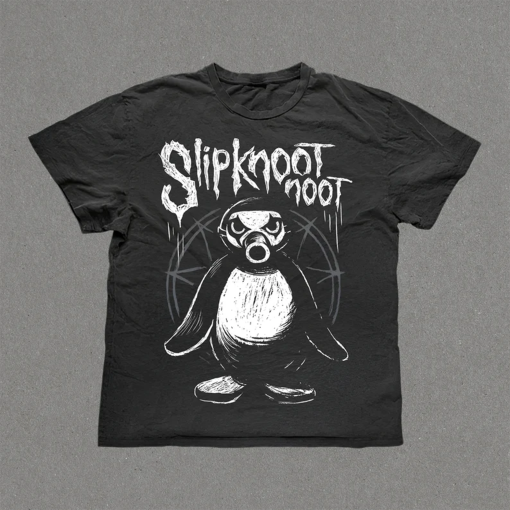 Slipknot Shirt – Slipknoot Funny Tee – Slipknoot noot T-Shirt – Slipknot Penguin Unisex Funny Metal, Rock Shirt