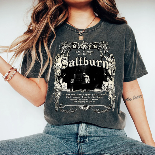 Vintage Saltburn Merch Shirt, Saltburn Movie, Jacob Elordi Shirt, Directed by Emerald Fennell Shirt, Barry Keoghan, Saltburn Series TV Shirt