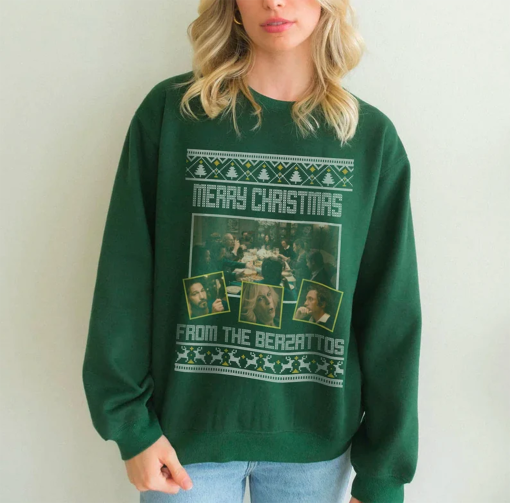 The Bear TV Show Christmas Sweater, Jeremy Allen White Xmas Sweatshirt The Bear TV Show, The Original Beef Red Green Holiday Crewneck