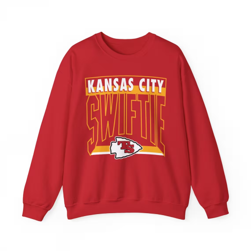 Retro Kansas City Swiftie, Travis Taylor Sweatshirt … Unisex Crewneck Sweatshirt