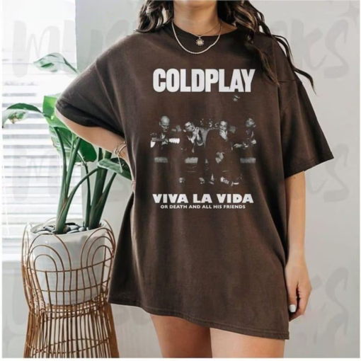 Coldplay Shirt, World Tour Shirt, Coldplay Tour 2024 Shirt, Music Tour 2024 Shirt, Coldplay Gift, Gift for Fan