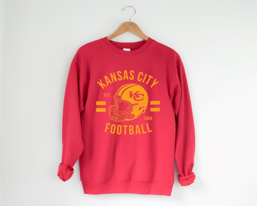 KC Chiefs Sweatshirt, Vintage Kansas City Chiefs Sweatshirt, Chiefs Crewneck, Kansas City Chiefs Shirt, Kansas City Football, Retro Chiefs