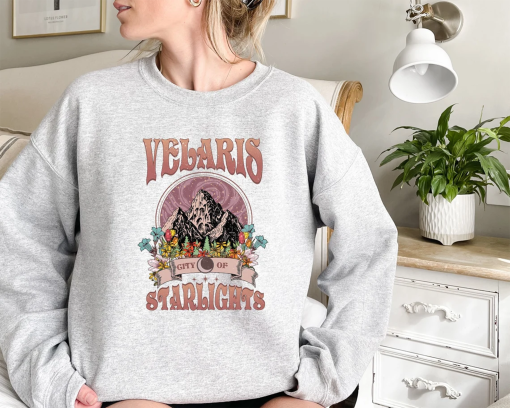 Velaris Sweatshirt Night Court Velaris City of Starlight Sweater,The Night Court Shirt,City of Starlight Shirt,ACOTAR Shirt,Velarıs Shırt