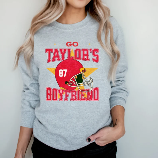 Go Taylors Boyfriend Sweatshirt KC Sweatshirt Cute Football Hoodie Sunday Funday Shirt Sunday Football Shirt