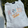 Embroidered Valentine Sweatshirt with Personalized Candy Hearts. Valentine Gift. Boyfriend Gift, Couples Gift, Personalized Gift.