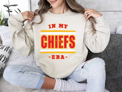 In My Chiefs Era Shirt Travis Kelce Swift Shirt Football Chiefs Jersey Shirt Travis Kelce Football NFL Tshirt Taylor and Travis Sweatshirt