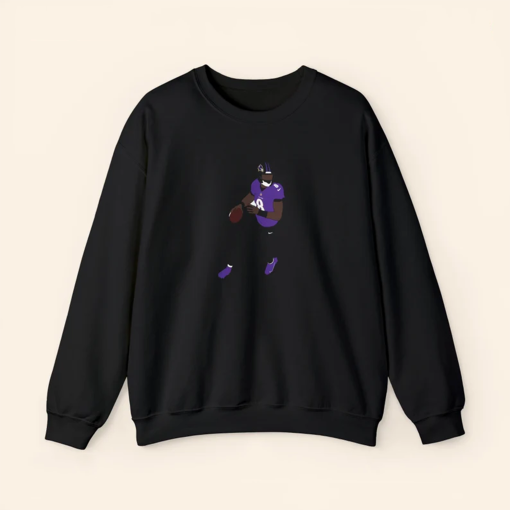 Lamar Jackson Baltimore Ravens Funny Crewneck Sweatshirt Christmas Gift Fathers Day Unisex Heavy Blend™